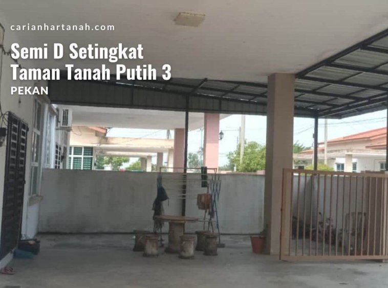Semi D Setingkat Taman Tanah Putih 3 Pekan